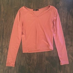 Dark Pink Medium Long Sleeve Shirt